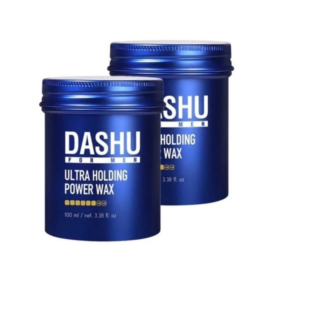 100ml x2EA) DASHU Men's Ultra Holding Power Wax 100ml / 3.38 oz Korean K-Beauty